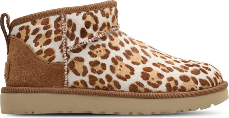 UGG Vachtlaarzen Dames W Classic Ultra Mini Plains Maat: 40 Materiaal: Ponyhair Kleur: Beige - Foto 6