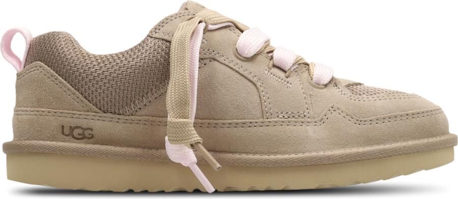 Ugg Lowmel Kindersneakers Beige Suède