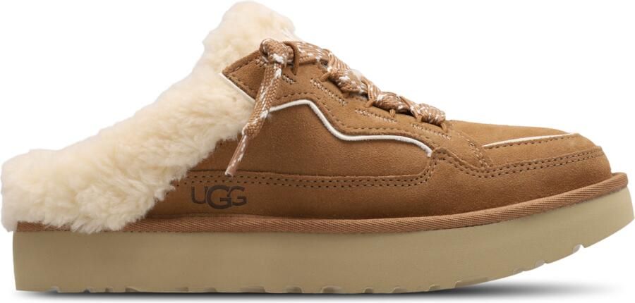 Ugg Lowmel Slippers en Sandalen Dames Bruin Suède