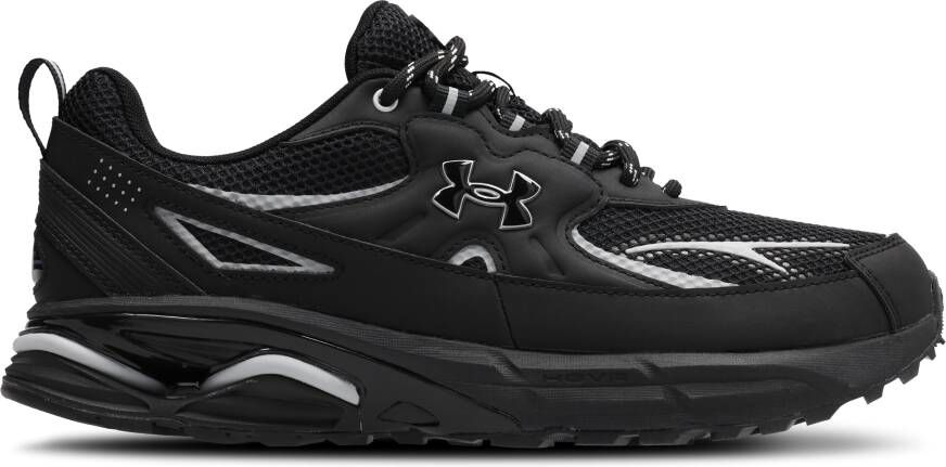 Under Armour Apparition Tech Sneakers Heren Zwart Mesh Synthetisch