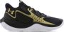 Under Armour Unisex basketbalschoenen Jet '23 Zwart Metalen Goud Metalen Goud 42.5 - Thumbnail 3