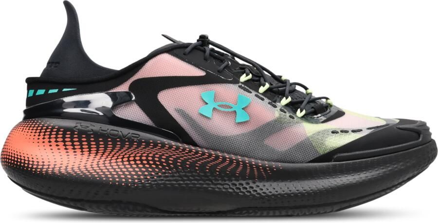 Under Armour Echo Sneakers Heren Oranje Mesh Synthetisch