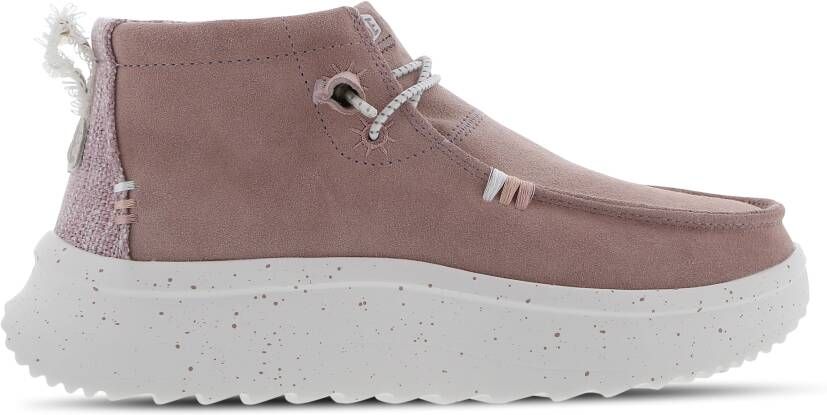 HEYDUDE Suede Dames Schoenen Roze Maat: 37 Suède Foot Locker