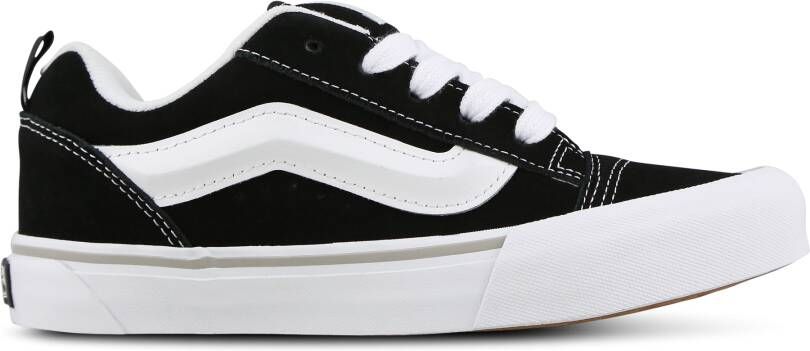Vans Knu Skool Unisex Schoenen Zwart Maat: 34.5 Leer Foot Locker