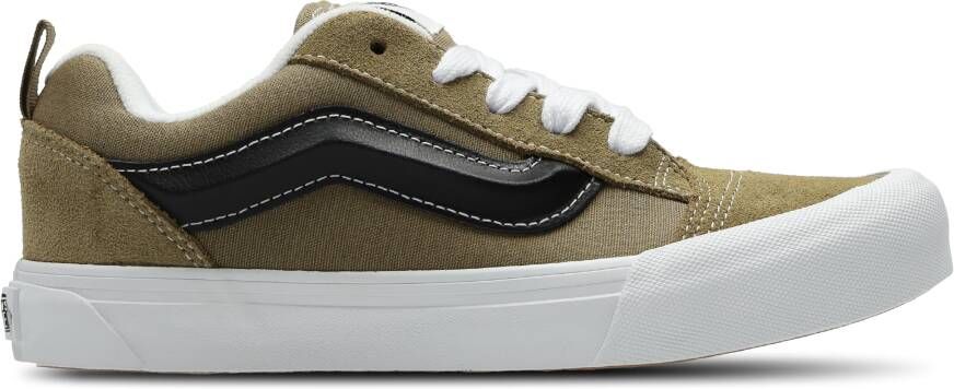 Vans Knu Skool Unisex Schoenen Olijf Maat: 35 Leer Foot Locker