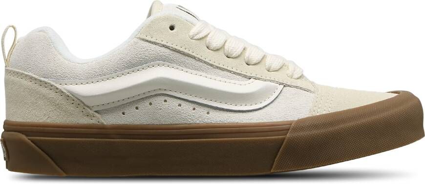 Vans Knu Skool Dames Schoenen Beige Maat: 36.5 Suède Foot Locker