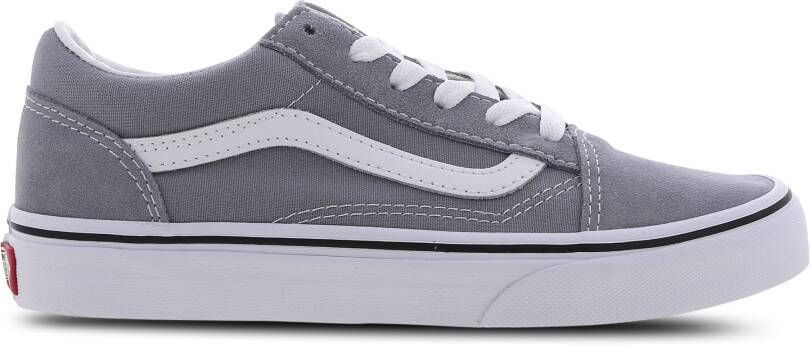 Vans Old Skool Kindersneakers Grijs Leer