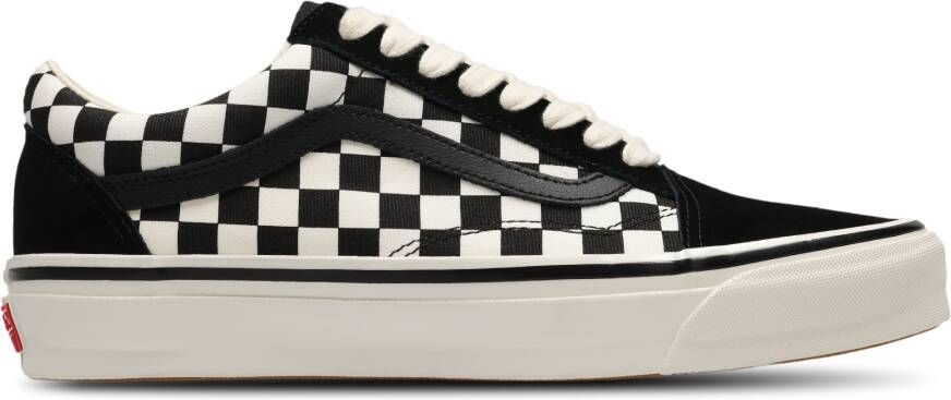 Vans Old Skool Sneakers Heren Zwart Leer Textil