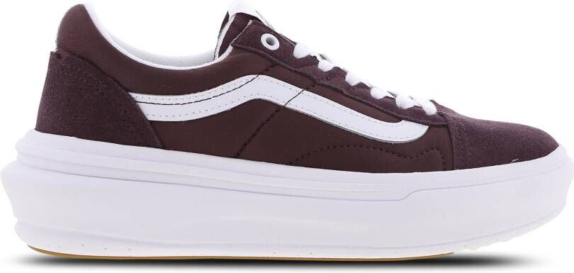 Vans Old Skool Dames Schoenen Rood Maat: 38.5 Leer Textil Foot Locker