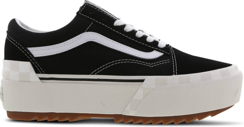 Vans Ua Old Skool Stacked (Suede Canvas)Black Blanc De Blanc Schoenmaat 38 Sneakers VN0A4U155ZN1 - Foto 7