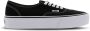 Vans Ua Authentic Platform Dames Schoenen Black Textil Leer - Thumbnail 4