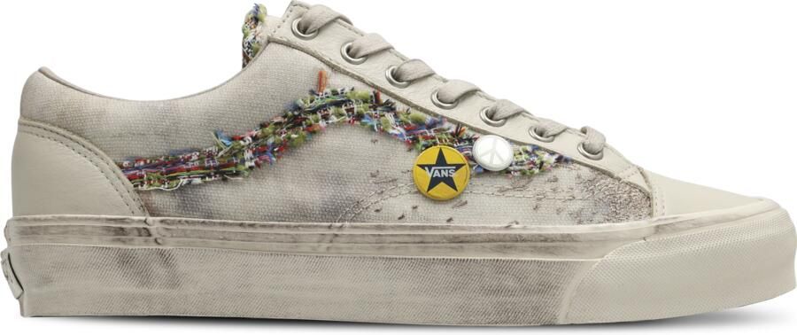 Vans Old Skool Sneakers Dames Beige Canvas