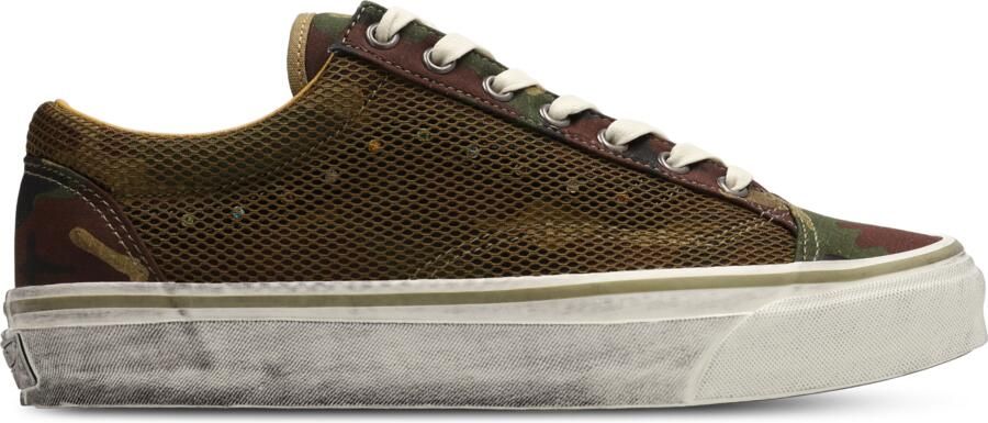 Vans Old Skool Sneakers Heren Bruin Leer Textil