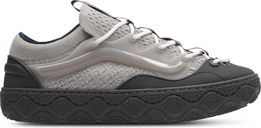 Vans Old Skool Sneakers Heren Grijs Leer Textil