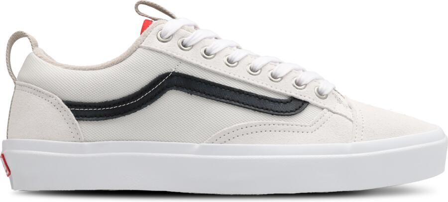Vans Old Skool Sneakers Heren Wit Leer Textil