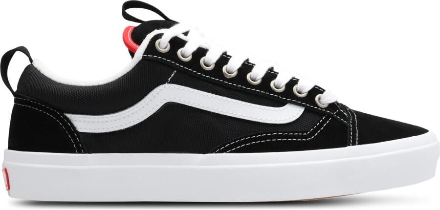 Vans Old Skool Sneakers Heren Zwart Leer Textil