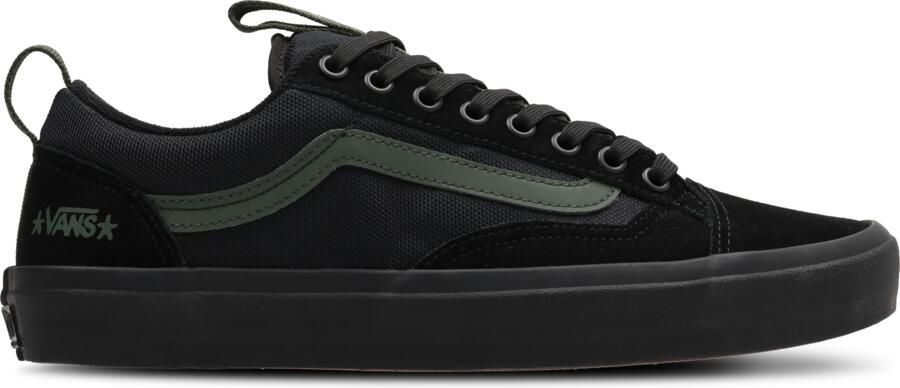 Vans Old Skool Sneakers Heren Zwart Leer Textil