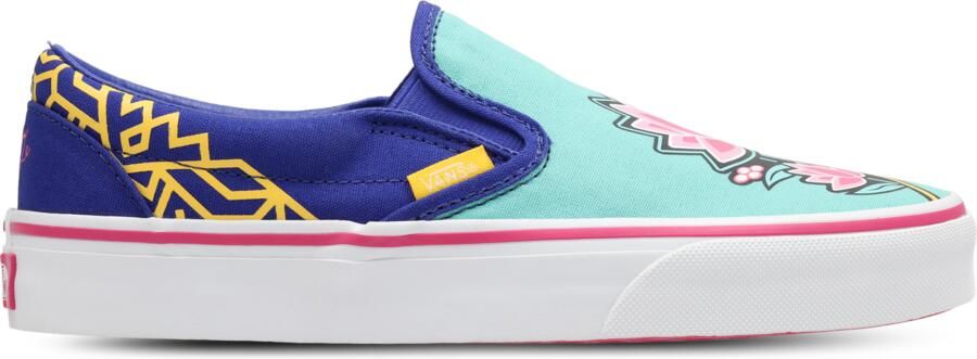 Vans Slip On Kindersneakers Blauw Canvas