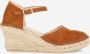 Fred de la Bretoniere Espadrille Sleehak Clare Bruin - Thumbnail 2