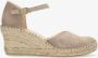 FRED DE LA BRETONIERE Espadrilles Dames 153010267 Maat: 37 Materiaal: Suède Kleur: Taupe - Thumbnail 3
