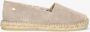 FRED DE LA BRETONIERE Espadrilles Dames 152010200 Maat: 36 Materiaal: Suède Kleur: Taupe - Thumbnail 4