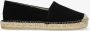 Fred de la Bretoniere Zwarte Espadrilles met Geweven Detail Black Dames - Thumbnail 2