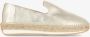 FRED DE LA BRETONIERE Espadrilles Dames 152010243 Maat: 38 Materiaal: Leer Kleur: Goud - Thumbnail 5