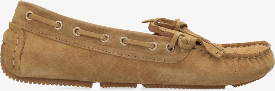 FRED DE LA BRETONIERE Mocassins Dames Billy Indy Suède Camel - Foto 11