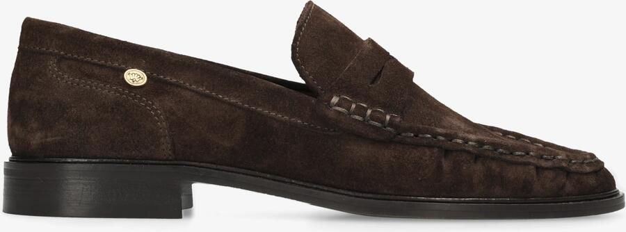Fred de la Bretoniere Bodil Beau Loafers Dames Instappers Bruin - Foto 10