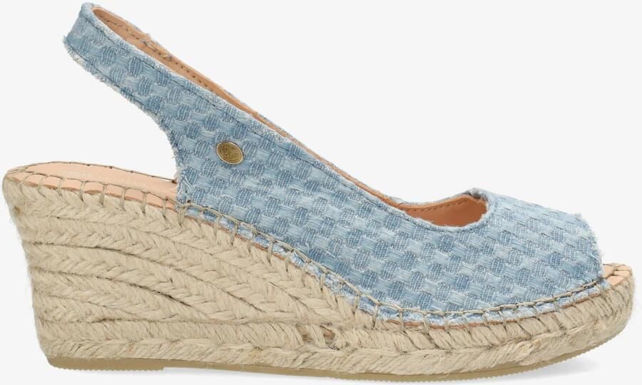 Fred de la bretoniere Clare Beau espadrille Jeans Jeansblauw - Foto 2