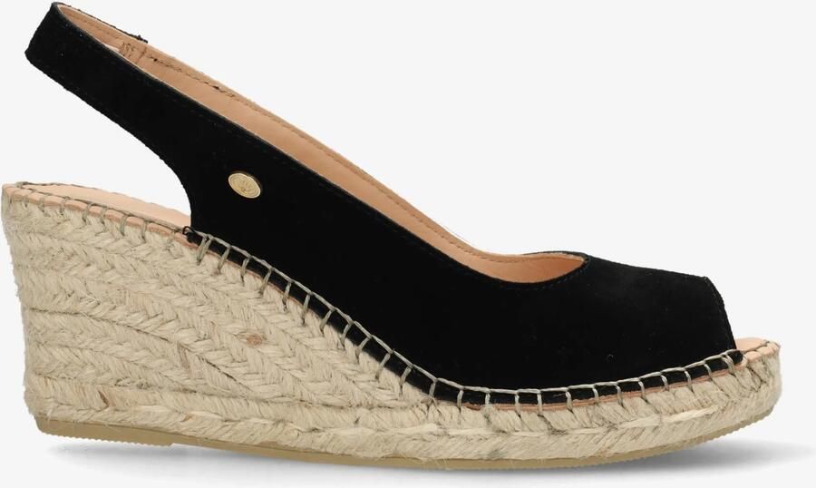 FRED DE LA BRETONIERE Espadrilles Dames Clare Beau Maat: 40 Kleur: Zwart - Foto 4