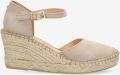Fred de la bretoniere Clare Kiki espadrille Suède Taupe - Bruin