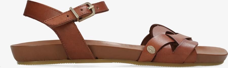 Fred de la Bretoniere Clover Jessy Sandaal Vachetta Cognac - Foto 4