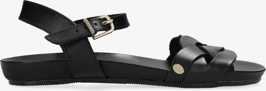 Fred de la bretoniere Clover Jessy sandaal vachetta zwart