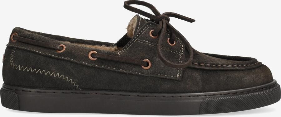 Fred de la bretoniere DONNA MOCA Sneaker Suede Dark Brown
