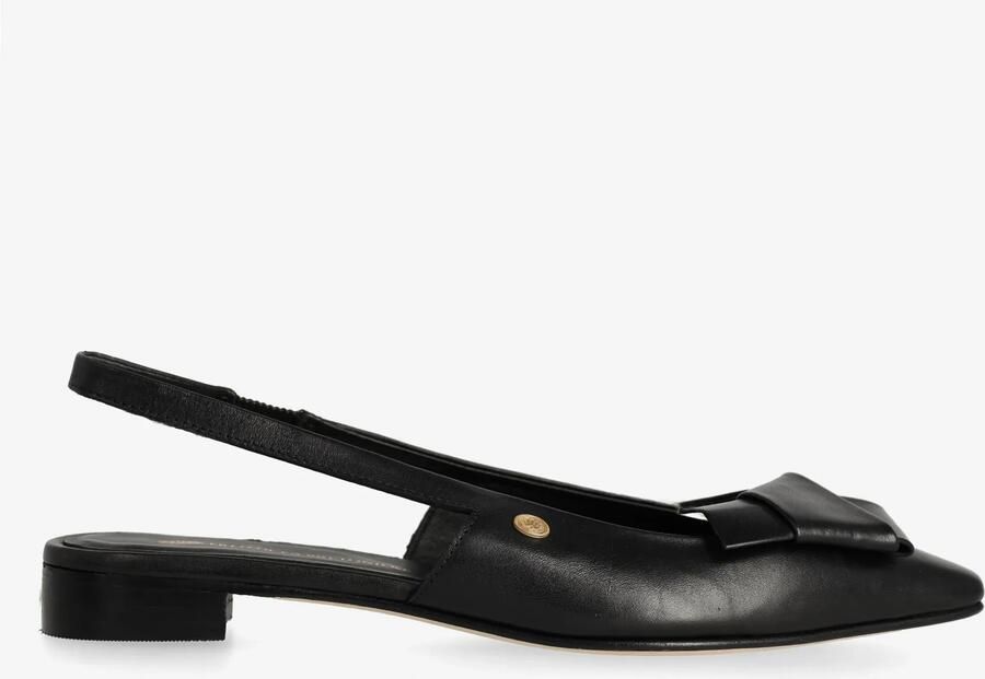 Fred de la Bretoniere ELISSE SLING Slingback nappa leather slingback loafers zwart - Foto 10