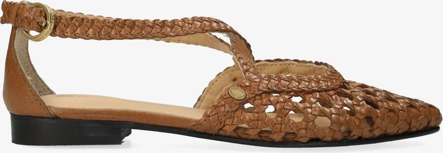 Fred de la Bretoniere Ellis Cross Sandaal Glazed Tan