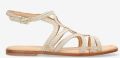 Fred de la bretoniere Ero Greek sandaal gevlochten leer Beige - Beige