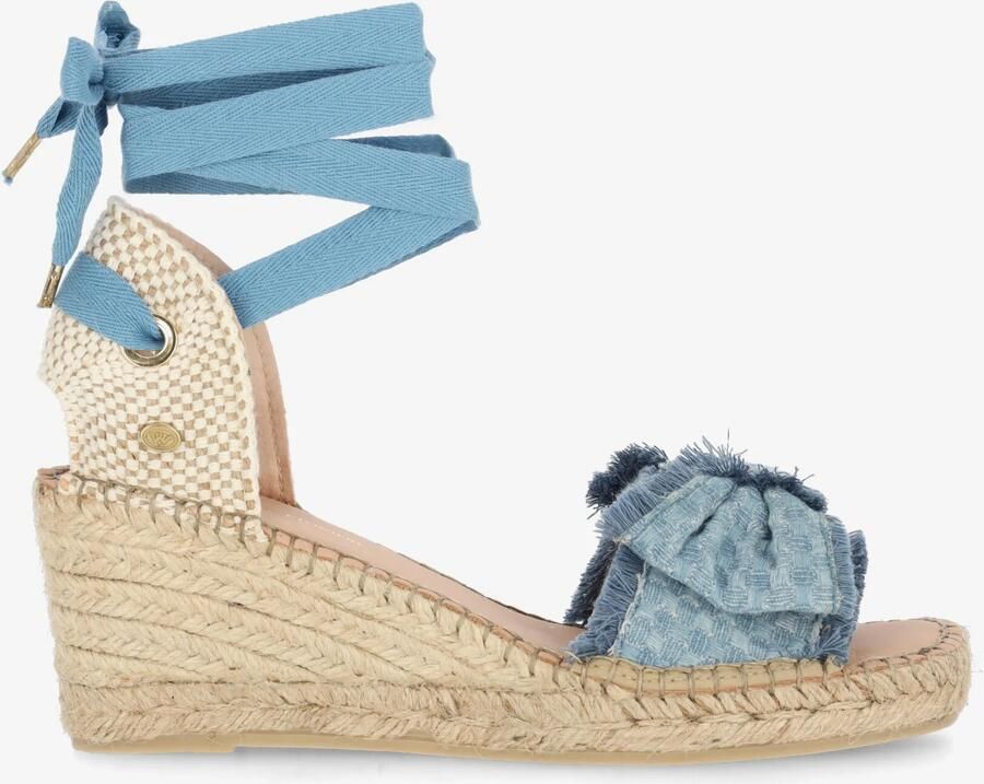 FRED DE LA BRETONIERE Espadrilles Dames Eve Bow Maat: 37 Kleur: Blauw - Foto 4
