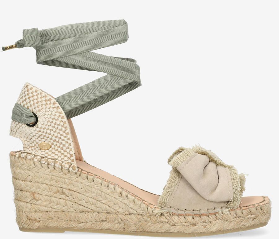 FRED DE LA BRETONIERE Espadrilles Dames Eve Bow Maat: 36 Materiaal: Suède Kleur: Taupe - Foto 4