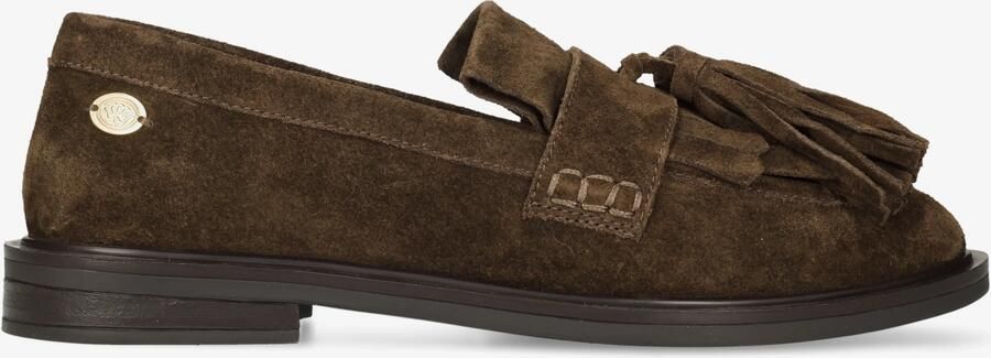 Fred de la Bretoniere FAIRY ELISE Loafer Suede Dark Brown