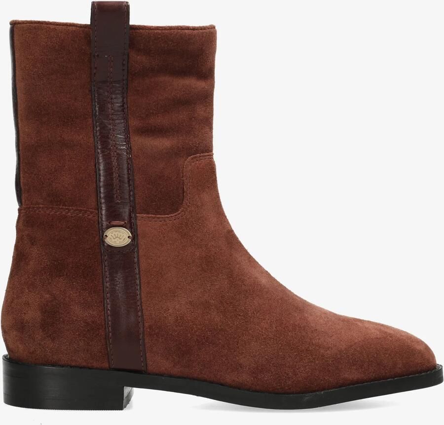 Fred de la Bretoniere Biker Boot Gilly Bordeaux Red Dames Laarzen