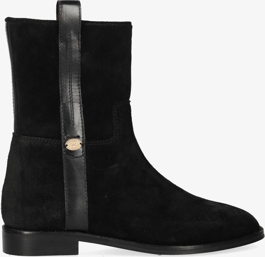 Fred de la Bretoniere Biker Boot Gilly Black Dames Laarzen