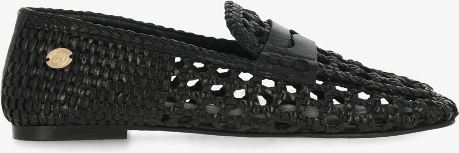 Fred de la Bretoniere Glara Woven Mocassin Leer Zwart - Foto 5