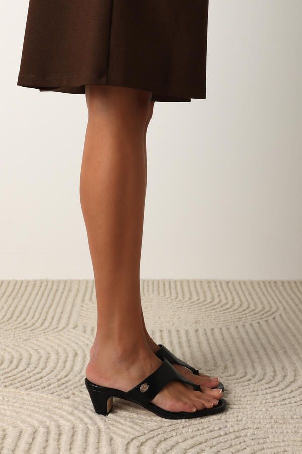 Fred de la bretoniere Glory Nikkie sandaal Burnish leer Zwart