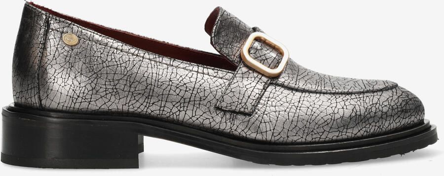 FRED DE LA BRETONIERE Loafers Dames Ilay Buckle Leer Zwart