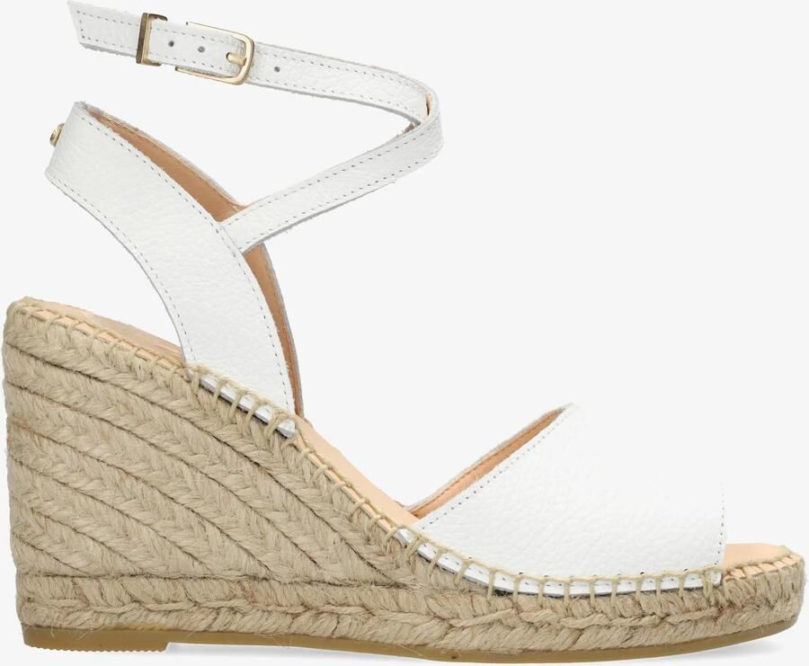 Fred de la bretoniere Jacky O-Nine espadrille leer wit
