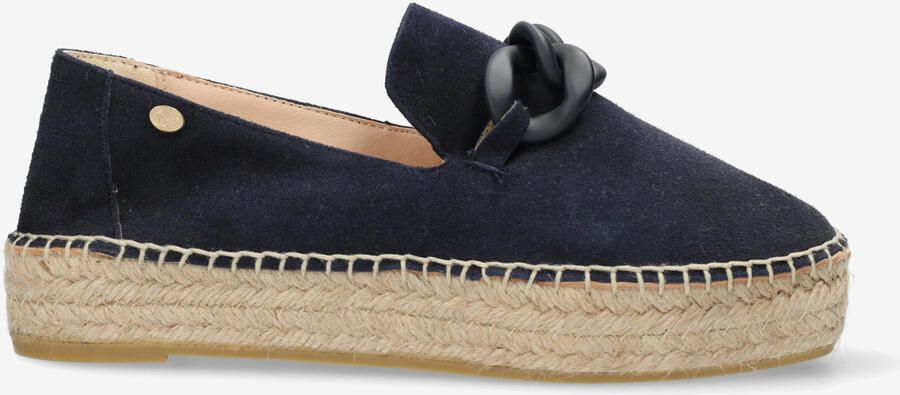 FRED DE LA BRETONIERE Espadrilles Dames June Li Suède Blauw