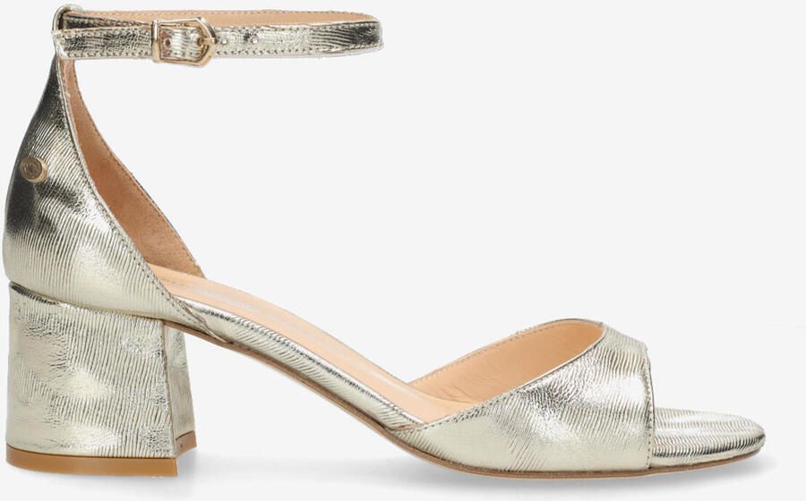 Fred de la bretoniere Lara sandalette Metallic Lichtgoud