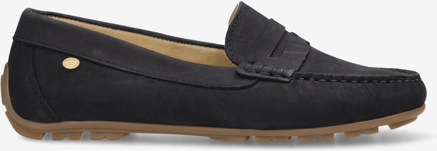 Fred de la bretoniere Liene mocassin Nubuck Donkerblauw